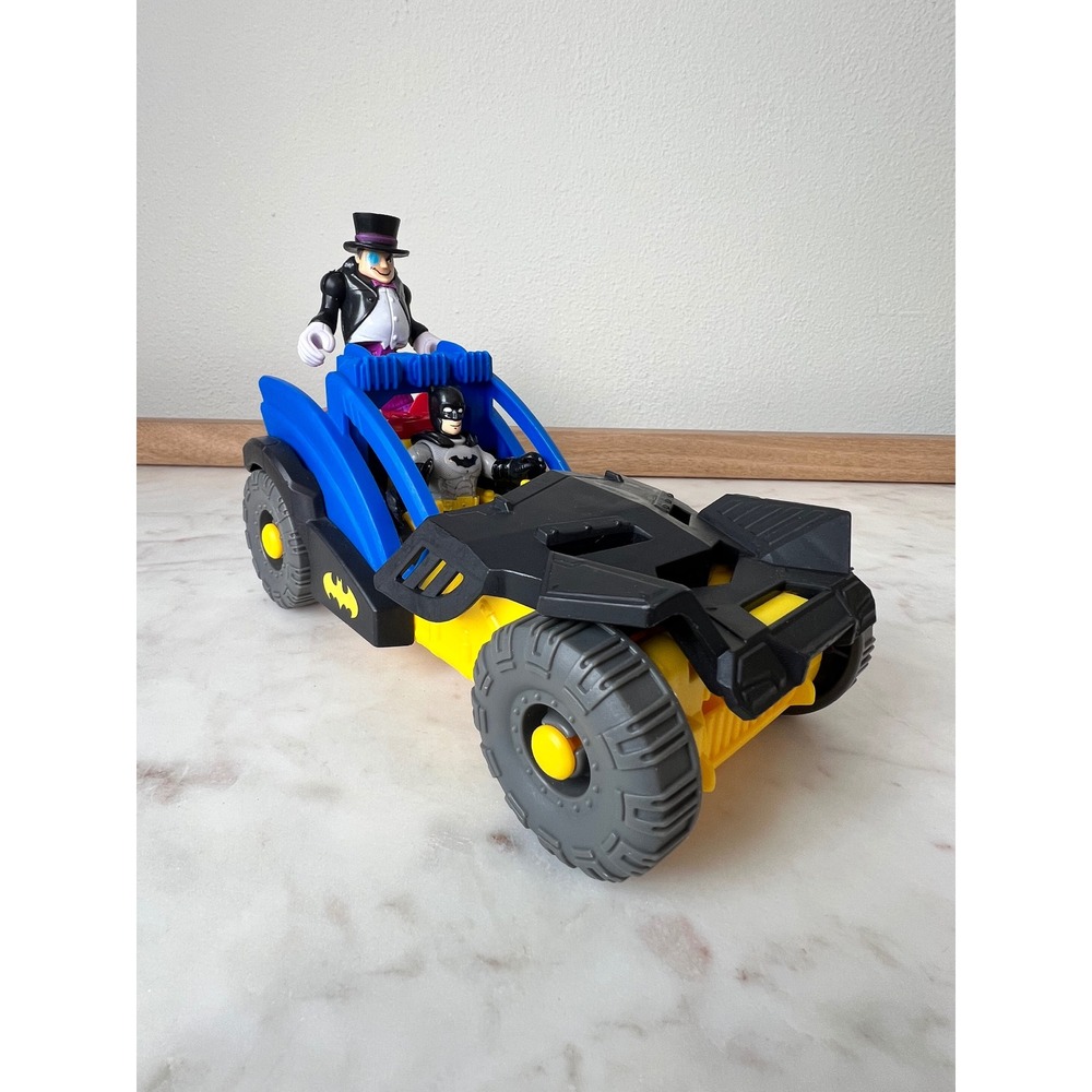 Imaginext DC Super Friends Batman w/Toy Rally Car and Joker Figure